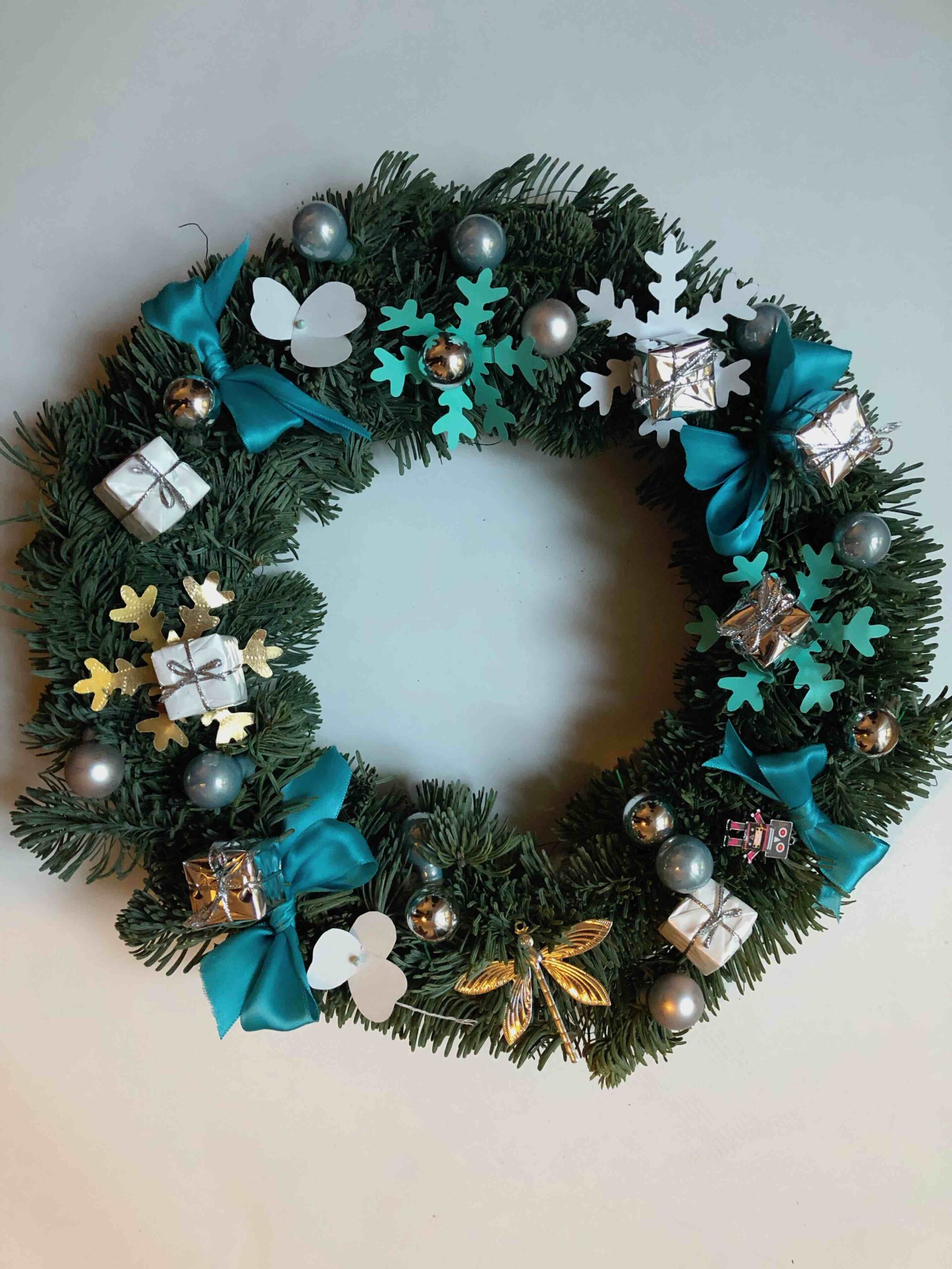 atelier couronne de noel sur mesure