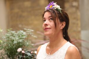 Bridal Day aux Galeries Lafayette : Couronnes de fleurs 4 DIY Couronne de fleurs fraiches atelier