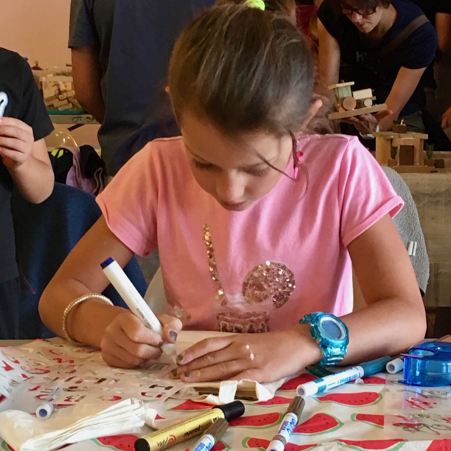 Atelier créatif DIY personnalisation de Paniers Pop Up Store Truffaut