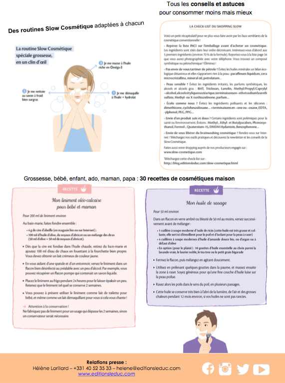 La Slow Cosmétique 3 communique de presse Slow Cosmetique pour toute la famille 2