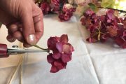 tutoriel HeadBand floral Hippie Boho coupe fleurs