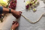tutoriel head band floral Boho DIY Hippie