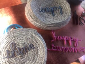 Tutoriel DIY Personnalisation Customisation de Chapeau Panier 14 panier rond personnalisation