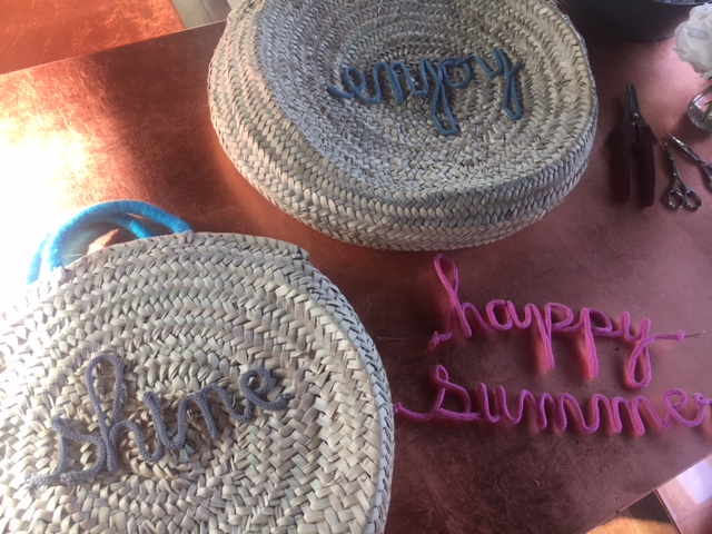 panier rond personnalisation
