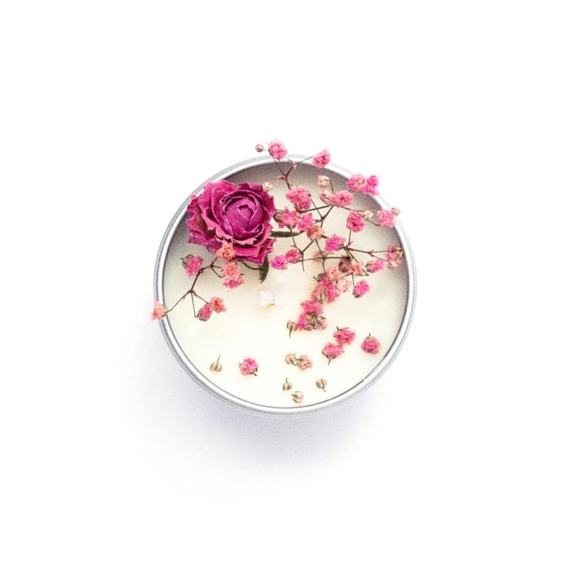 Atelier DIY Bougie parfumée et fleurie