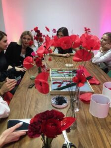 Bar à fleurs - Poppy Bouquet - Atelier DIY Paper Craft pour Kenzo 6 Workshop paper craft Poppy