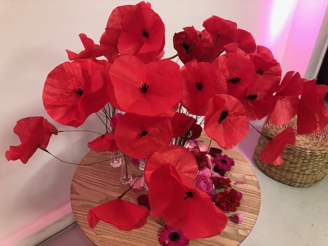 Bar à fleurs - Poppy Bouquet - Atelier DIY Paper Craft pour Kenzo 3 Poppy Bouquet paper craft DIY Kenzo