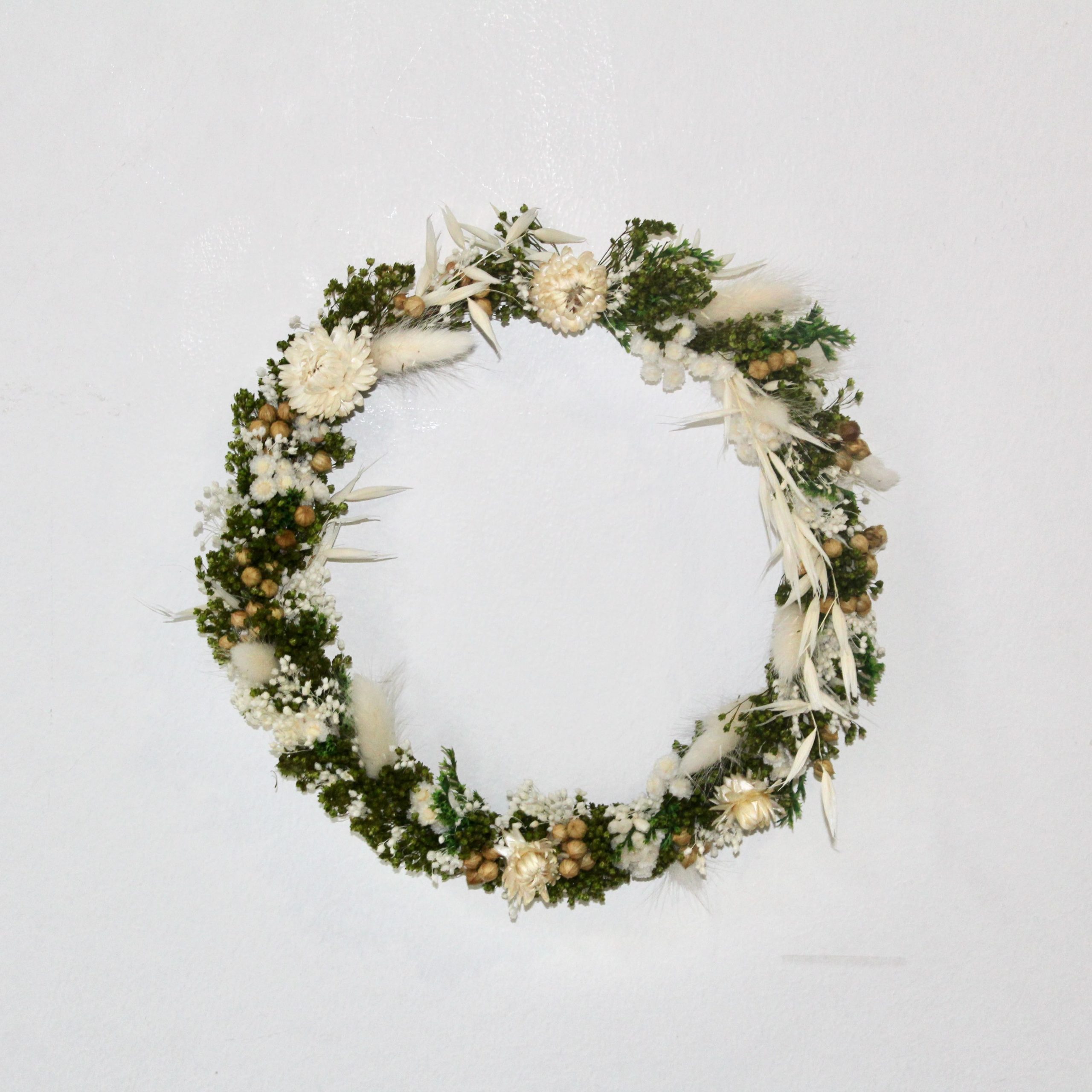 Tutoriel Couronne murale de fleurs séchées DIY 5 Kit DIY Turoriel couronne murale de fleurs séchées