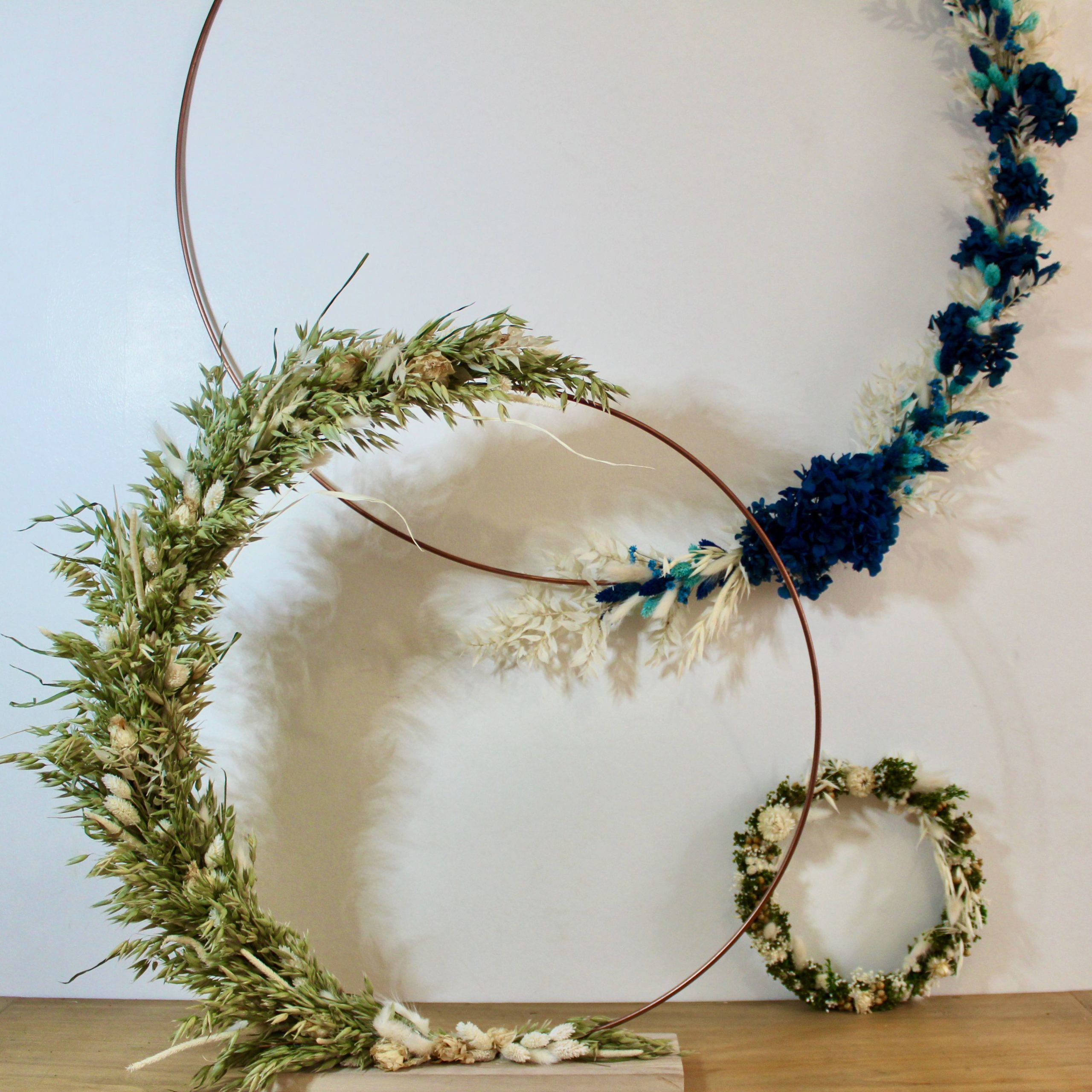 Cercles Cerceaux Ensemble décoration Fleurs sechees 02 scaled | Home