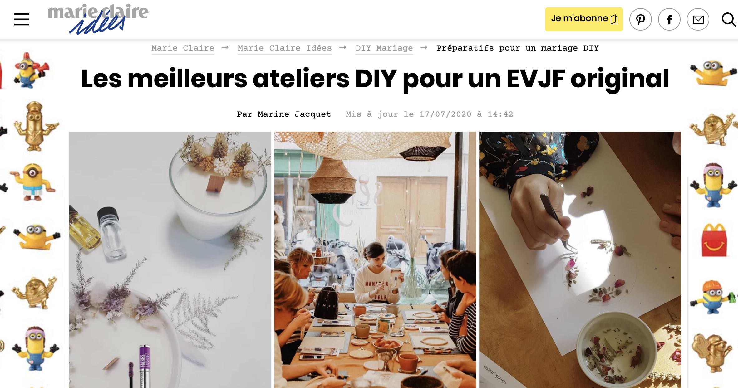 Atelier DIY Reims Fleurs séchées
