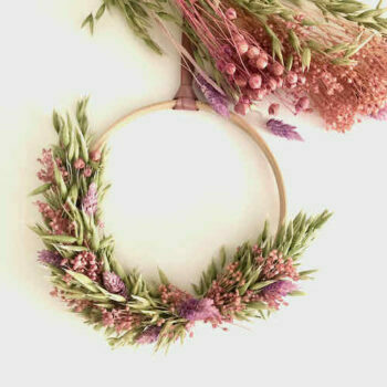 atelier créatif DIY LYON fleurs séchées