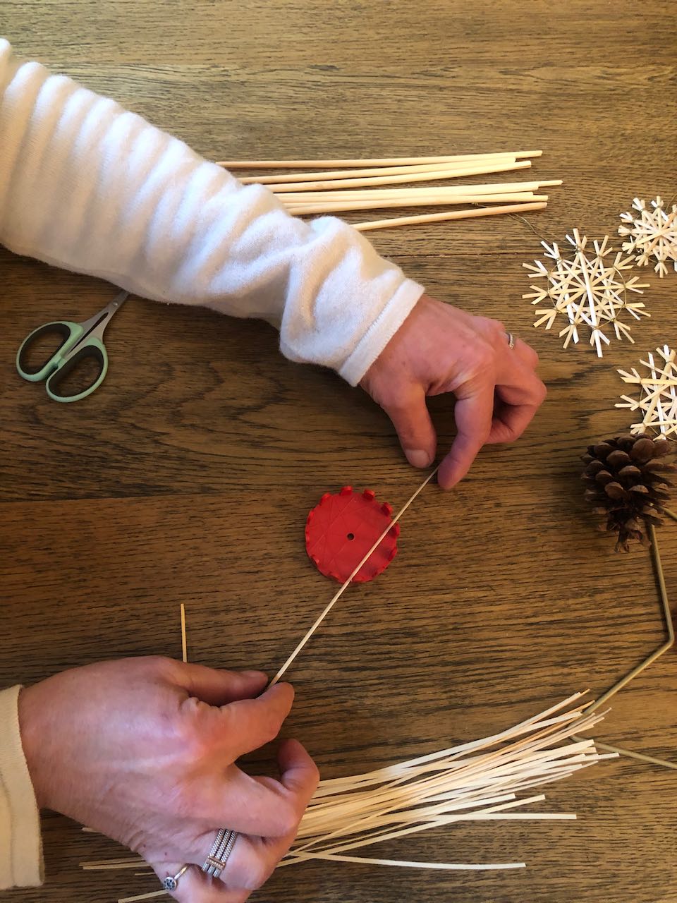 Tutoriel DIY étoile de noël en paille (straw star) 4 Etoile de noël en paille (straw star)