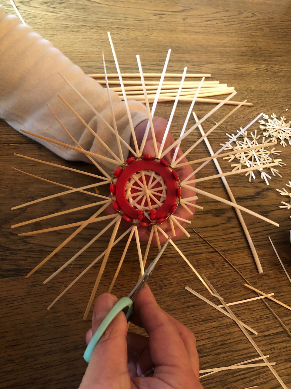 Tutoriel DIY étoile de noël en paille (straw star) 8 IMG 4549 | Tutoriel DIY étoile de noël en paille (straw star)
